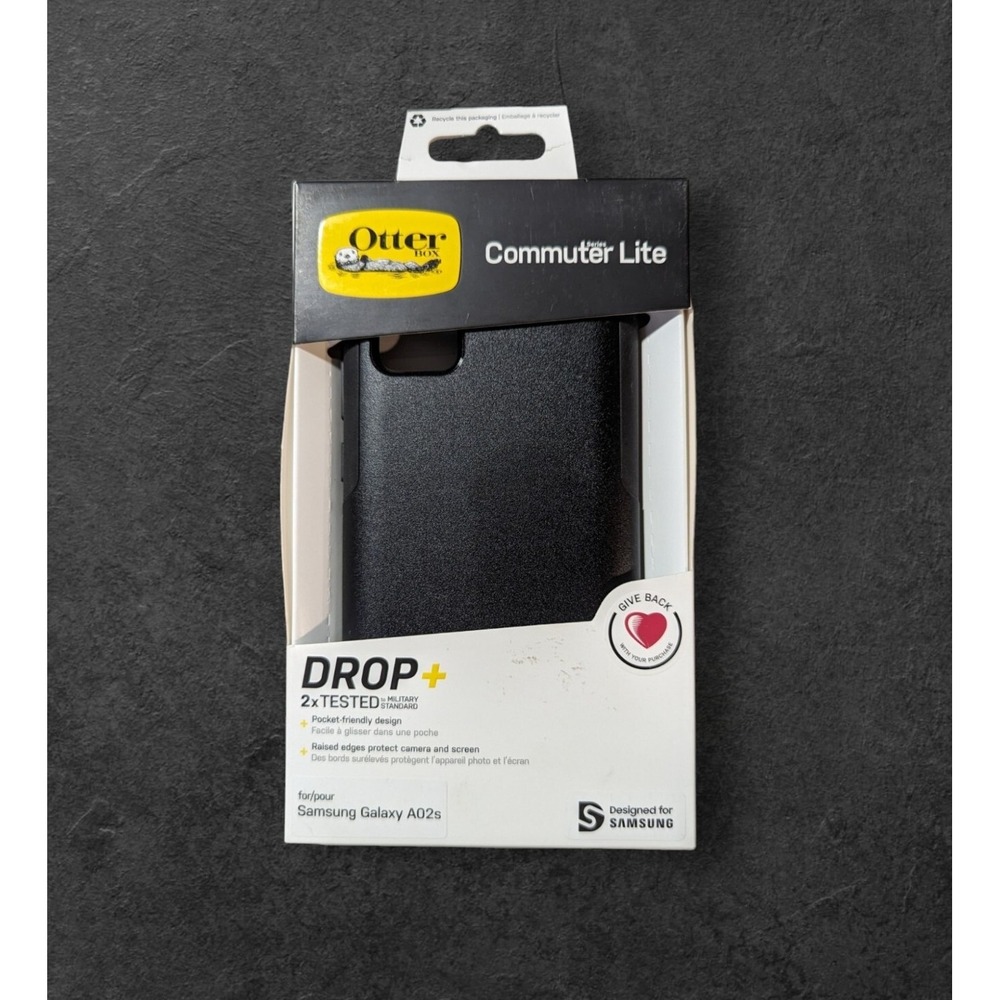 Y3. OTTERBOX Commuter Lite Series Case for‎ Samsung Galaxy A02S In Black